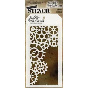 Plantilla de capas Tim Holtz ~ ENGRANAJES ~ THS052 ~ estampadores anónimos - Imagen 1 de 1