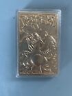 Pokemon Gold Plated Card The Character Is Charizard In Mint Condition
