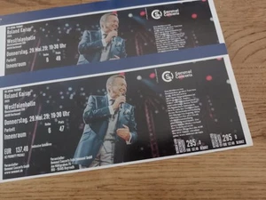 2 x Tickets Roland Kaiser - Arena Tournee - Dortmund 29.05.2025 - Bild 1 von 1