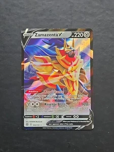 Pokemon Brilliant Stars Zamazenta V Holo Ultra Rare 105/172 NM - Picture 1 of 2