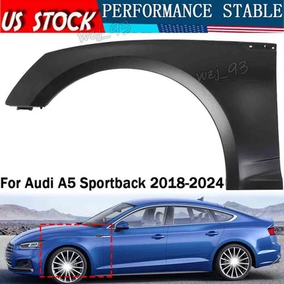 AU1240145 New Replacement Front Driver Fender for 2018-2024 Audi A5 Quattro - Imagem 1 de 4