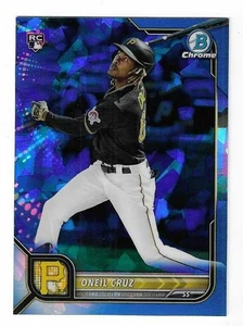 Oneil Cruz 2022 BOWMAN CHROME MLB ROOKIE CARD #45 Pittsburgh Pirates RC Sapphire - Picture 1 of 2