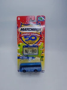 Matchbox Across America 50th Birthday New Jersey Ikarus Coach Bus Die Cast NIB - Picture 1 of 2