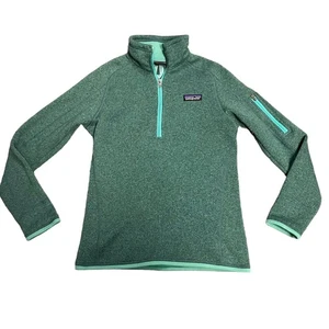 Patagonia XS Mujer Mejor Suéter Cuarto Cremallera Pullover Azul Magnate - Imagen 1 de 8