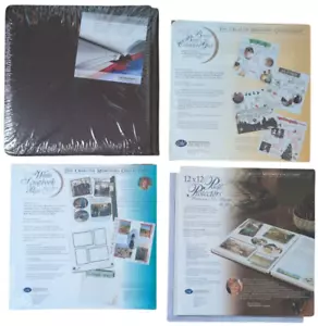 Creative Memories 12x12 Brown Original Album + Extra Pages & Page Protectors LOT - Picture 1 of 5