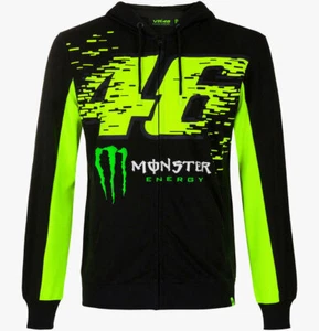 Valentino Red VR46 Monster Sweatshirt Official Man Hooded & -pockets 397204 - Picture 1 of 3