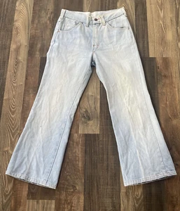 Jeans denim Big Yank svasato fondo a campana anni 70 taglia W28 L25 Union Made USA - Foto 1 di 13
