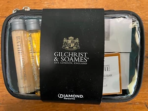 Gilchrest & Soames Diamond Resorts Premium Toiletries Cosmetic Bag NEW(A5211) - Picture 1 of 17
