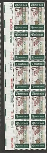 U.S. 1969 Christmas 6 Cent 10 stamp PRECANCEL Plate Block MINT MNH Scott # 1384 - Picture 1 of 1