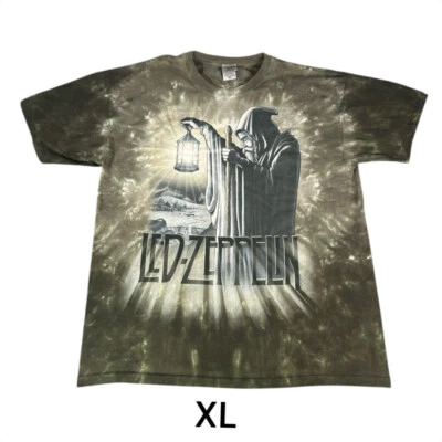 Жидкая синяя бронзовая этикетка светодиодный цеппелин галстук-краситель The Hermit размер XL - Изображение 1 из 4