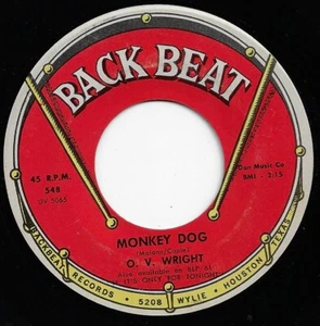 O.V.WRIGHT you're gonna make me cry/monkey dog US BACK BEAT 45rpm_1965 DEEP SOUL - Picture 1 of 1