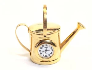 Vintage Timex Annaffiatoio Mini Orologio Giardinaggio Metallo Oro Giappone Movt *Ha Bisogno di Pipistrello - Foto 1 di 9