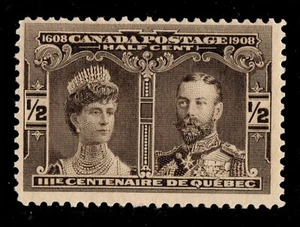 #96 Tercenterary Quebec 1/2c Canada mint never hinged - Picture 1 of 2