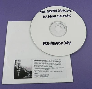 The Allstars Collective – All About The Music CD, Pre-Release Copy!! - Picture 1 of 1