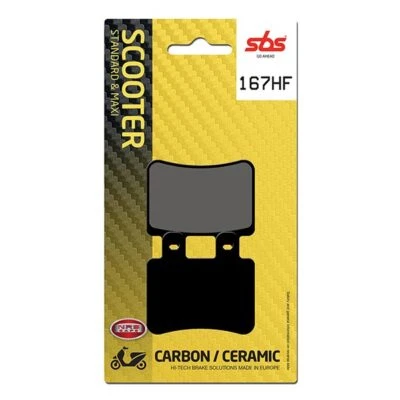 PASTIGLIE FRENO SBS 167HF ANTERIORI PER DERBI MALAGUTI PEUGEOT YAMAHA - Immagine 1 di 4
