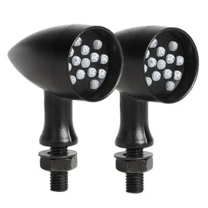 Black LED Turn Signal Light For Suzuki Boulevard M109R M50 M90 M95 C109R C50 C90 - Picture 1 of 11