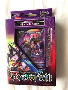 SET INICIO NUEVO HIJOS DE LA NOCHE MAZO DE OSCURIDAD FORCE OF WILL NUEVO SPANISH - Imagen 1 de 2