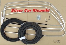 Serie raschiavetri dx e sx completa di vano porta e canale guidavetro Fiat 127