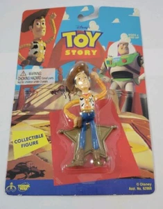 Disney Toy Story Woody Sammelfigur und Abzeichen Think Way #62860 - Bild 1 von 6