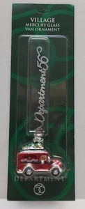 Dept 56 Village Mercury Glass Van Ornament 2001 Sealed - Picture 1 of 6