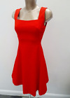 NOWA Karen Millen Czerwona sukienka Rozmiar 8 Teksturowana łyżwiarz Letnia impreza