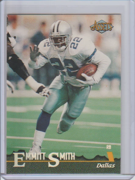 1996 Classic Assets #41 Emmitt Smith Dallas Cowboys - Image 1 of 1