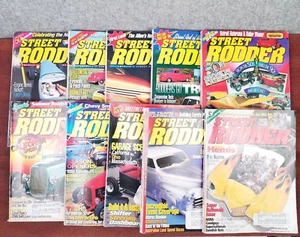 Vintage Hot Rod 1999 Street Rodder Magazine lot of 10 Issues various conditions - Picture 1 of 18