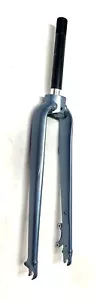 IZIP 1 1/8" 26" Threaded Alloy Bike Blue Fork 100mm QR Disc Axle to Crown 425mm - Picture 1 of 11