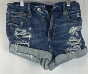 American Eagle Damen-Shorts Ne(x)t Level Stretch Denim Hi-Rise Größe 8 - Bild 1 von 6