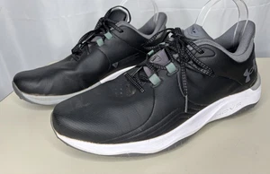 Under Armour Men's Drive Pro Spikeless Golf Shoes Black 12 US Lightly Used EUC - Picture 1 of 10