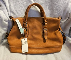 ***NEW WITH TAGS*** Urban Expressions Bianca Buckle Detail Satchel - Cognac - Picture 1 of 8