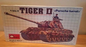 Vintage Minicraft Tiger II Porsche Turret Model Pz.Kpfw.VI Kit 1305 New Open Box - Picture 1 of 12