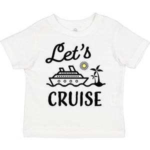 Inktastic Lets Cruise Toddler T-Shirt Cruising I Love Cruises Vacation Ocean Sea - Picture 1 of 7