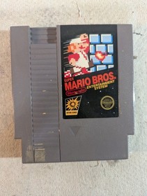 Super Mario Brothers Nes 5 Screw Cartridge And Sleeve