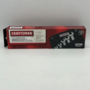 New Sealed Craftsman 5 PC Combination Wrench Set with Roll Pouch SAE - Picture 1 of 4