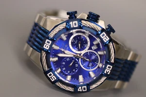 INVICTA Bolt Men 51mm Stainless Steel Steel Blue dial Z60 (40913) Quartz - Picture 1 of 4