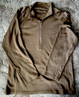 Filson Men’s Merino Wool 1/2 Zip Pullover Large L - Image 1 of 4