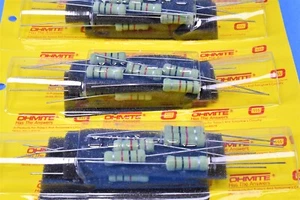 10 Omite 1k Ohms 2W Ceramic Composition Resistors 10% Surge - Picture 1 of 2
