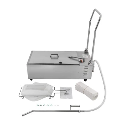 Carro de filtro de aceite para freidora 55L 370W máquina sistema de filtración de aceite de cocina comercial Foto 1 de 4