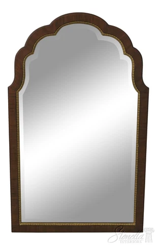 58872EC: KINDEL Beveled Glass Mahogany Frame Mirror Cover