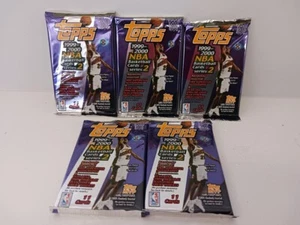 5 packs 1999-2000 TOPPS NBA Basketball Series 2 Factory Sealed HOBBY 11 per pack - Picture 1 of 4