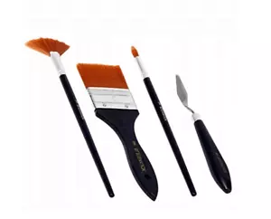 Professioneller Pinselsatzl Fächerpinsel Künstlerpinsel Spachtel Palettenmesser - Bild 1 von 2