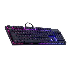 Cooler Master SK650 Black Gaming Keyboard Cherry MX LOW PROFILE English Hebrew - Picture 1 of 6