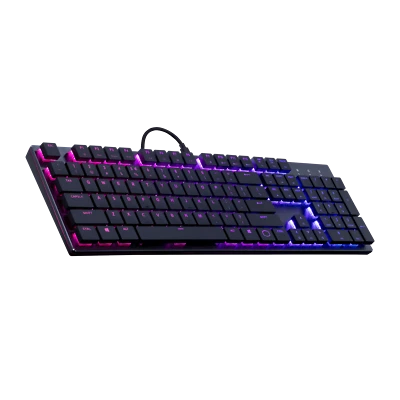 Cooler Master SK650 Black Gaming Keyboard Cherry MX LOW PROFILE English Hebrew - Image 1 of 4