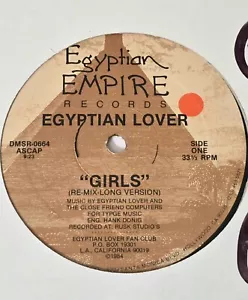 THE EGYPTIAN LOVER SEALED GIRLS 12" VOICES 1985 ELECTRO RECORDS HIPHOP RAP DJ lp - Imagen 1 de 7
