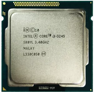 Intel SR0YL Core i3-3245 Dual-Core 3.40GHz 5.00GT/s DMI 3MB L3 Cache Socket - Picture 1 of 4