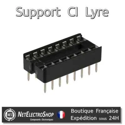 Supports Lyre 16 broches pour circuit intégré - x2