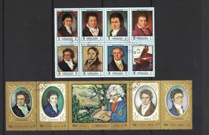 BEETHOVEN van LUDWID ''SULTANATO DE AJMAN.-OMAN- 1972 - Imagen 1 de 2