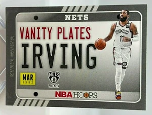 Kyrie Irving 2020-21 Panini NBA Hoops Vanity Plates Insert #11 Nets - Picture 1 of 2