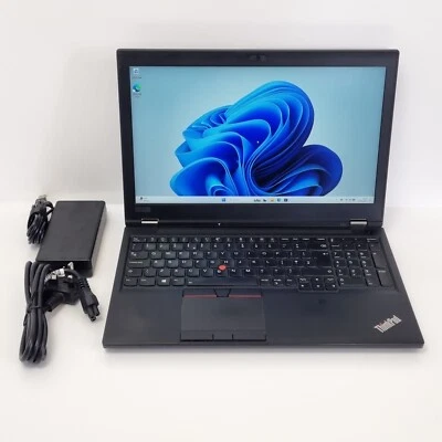 Lenovo ThinkPad P52 CAD Gaming Laptop: i7-8850H, Quadro P1000, 16GB RAM, 256GB - Image 1 of 4